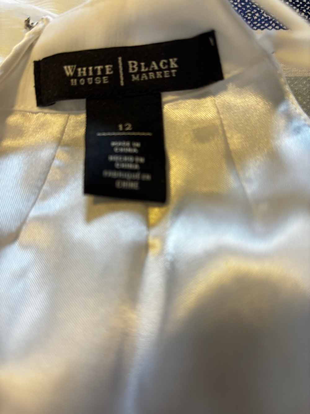White Halter Neck Pleated Cocktail Dress Size 12 - Picture 5 of 8